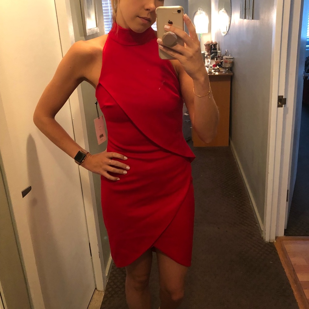 Bailey 44 Red High Low Dress